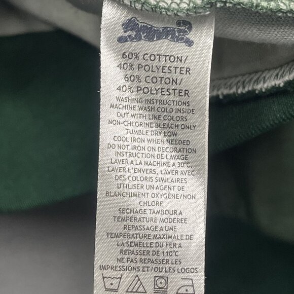 Le Tigre Mens Honeycomb Pattern Track Jacket Green Yellow L - Picture 4 of 7